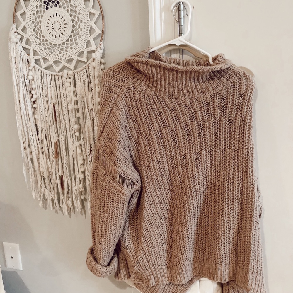 POL oversized blush sweater!!